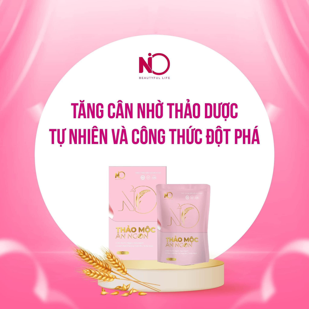 Nio Thảo Mộc Ăn Ngon, Tăng Cân Nio tặng kèm Vitamin tăng sức đề kháng (luôn sẵn hàng giao nhanh)