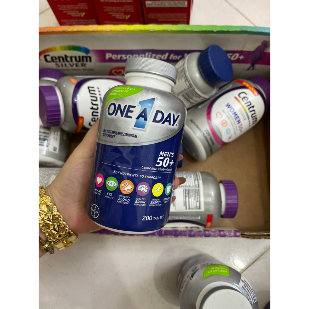 thanh lý one a day men vitamin tổng hợp ONE A DAY 50+