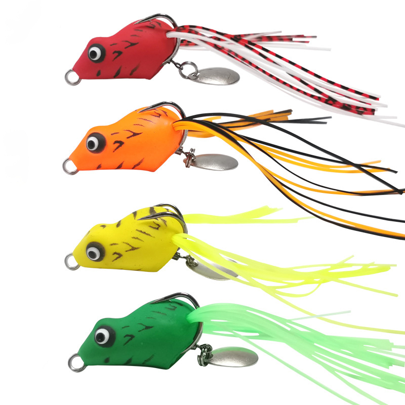 Mồi giả câu lure cá lóc, nhái hơi Thunder Frog 4,3g - 3cm giá rẻ -S023