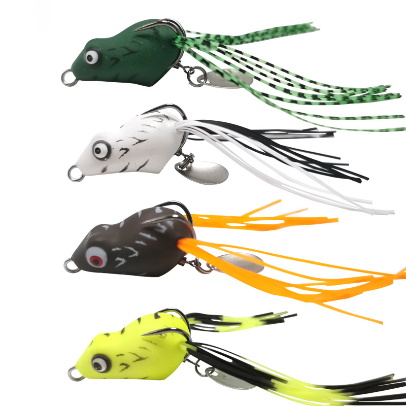 Mồi giả câu lure cá lóc, nhái hơi Thunder Frog 4,3g - 3cm giá rẻ -S023
