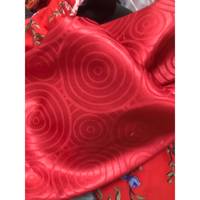 Set vải may quần áo búp bê mix màu, mix chất lụa, voan, thô...vải vụn