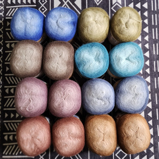Len alize angora gold ombre batik