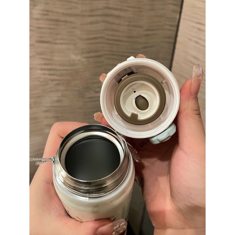 Bình giữ nhiệt sturbuck phiên bản hoa lá