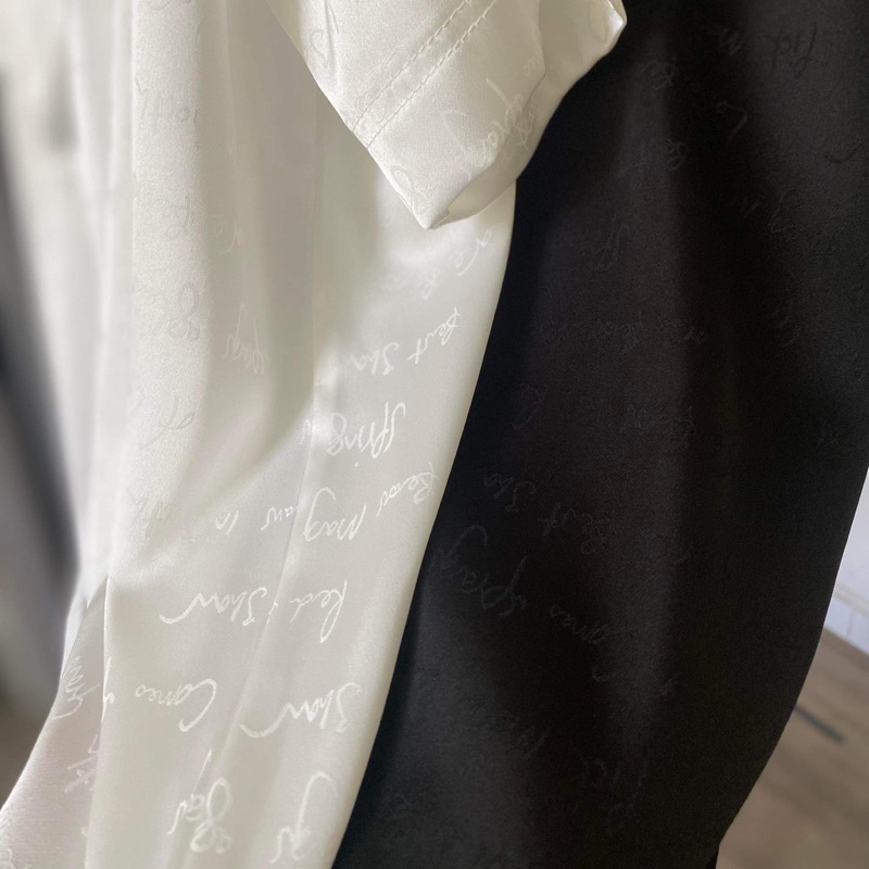 Áo sơ mi dài tay - áo sơ mi nữ kiểu sơ mi lụa