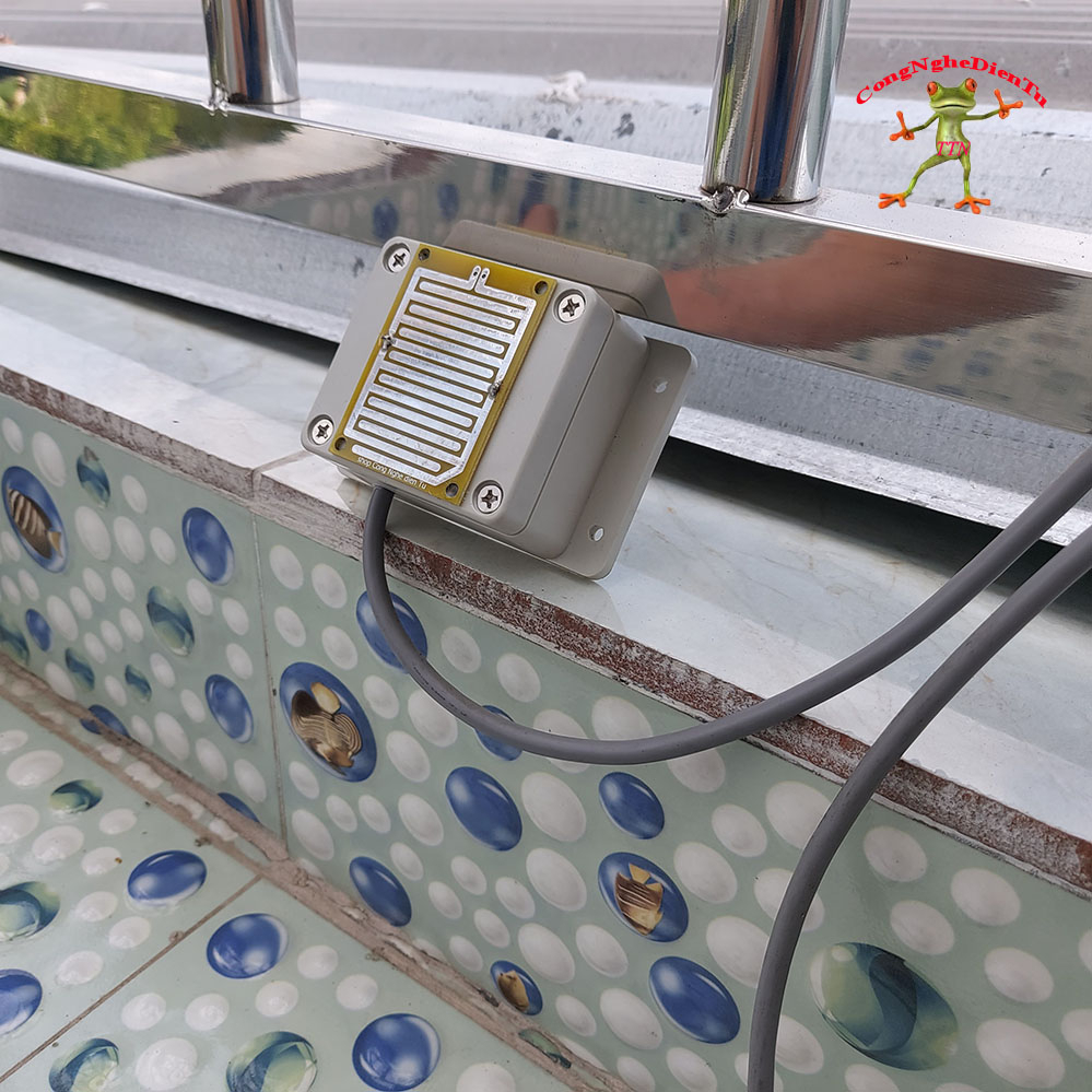 Hộp cảm biến mưa 6V- 24v thông mạch 2 giây