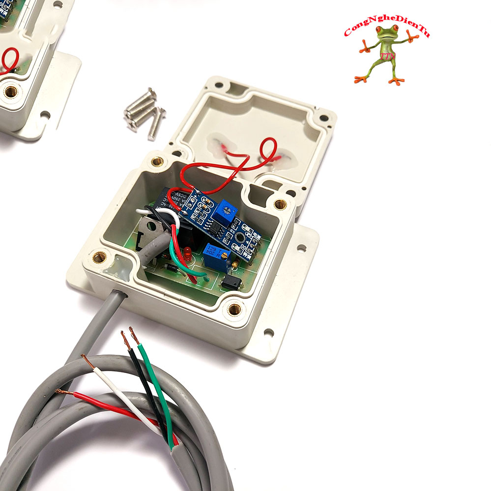 Hộp cảm biến mưa 6V- 24v thông mạch 2 giây
