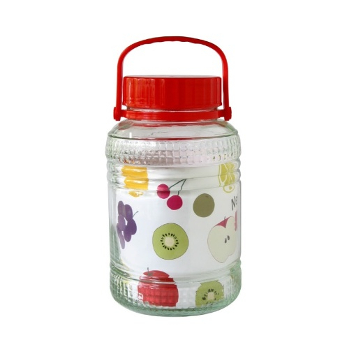 HÀNG NHẬT - Bình ngâm thủy tinh cao cấp có quai xách 5L Fujikin