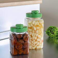 HÀNG NHẬT - BÌNH NHỰA CAO CẤP CÓ QUAI TAKEYA Đựng gạo, ngũ cốc, mì ống hoặc ngâm rượu trái cây, rượu mơ, chanh đào