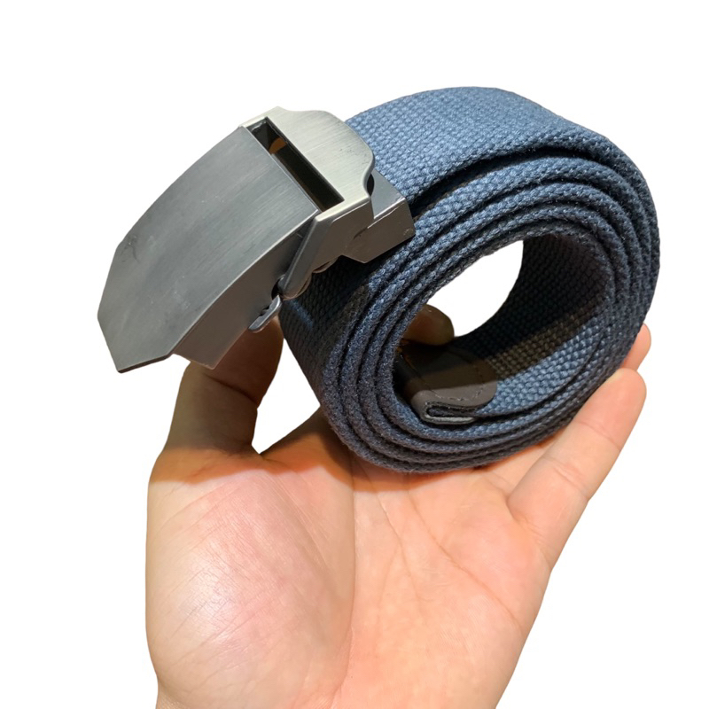Thắt lưng nam vải dù, Dây nịt vải mặt khoá chơn hợp kim chống gỉ mã 01