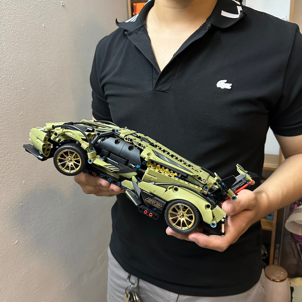 Mô hình NON-LEGO siêu xe LAMBORGHINI V12 VISION, mô hình technic tỉ lệ 1:14 với 1039 PCS , BẢN ĐẸP SIÊU CHI TIẾT