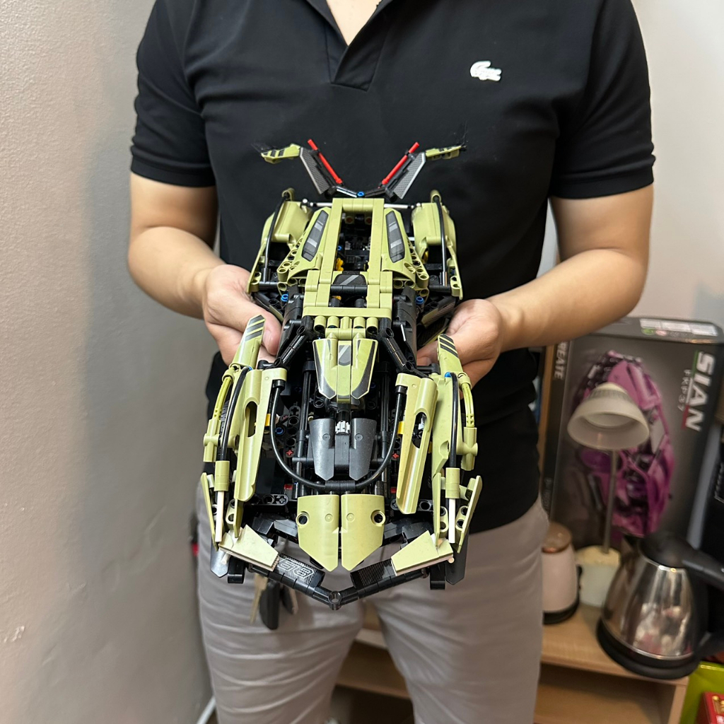 Mô hình NON-LEGO siêu xe LAMBORGHINI V12 VISION, mô hình technic tỉ lệ 1:14 với 1039 PCS , BẢN ĐẸP SIÊU CHI TIẾT