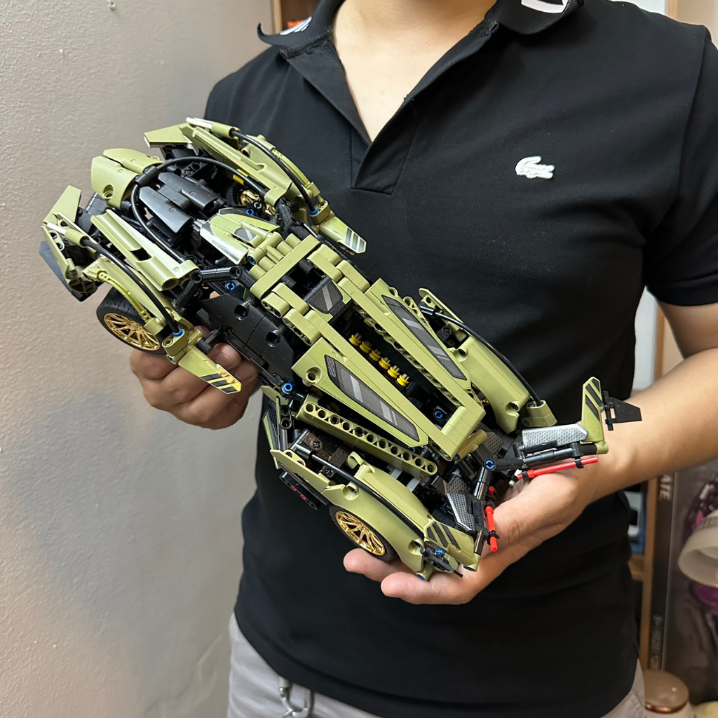 Mô hình NON-LEGO siêu xe LAMBORGHINI V12 VISION, mô hình technic tỉ lệ 1:14 với 1039 PCS , BẢN ĐẸP SIÊU CHI TIẾT