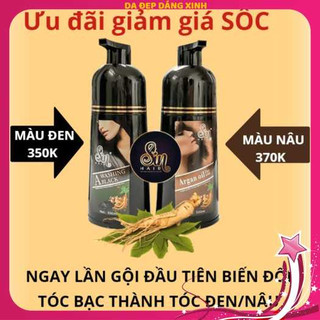 Dầu gội phủ bạc sin hair nhật bản 500ml thành phần nhân sâm tự nhiên giúp đen tóc bóng mượt giảm rụng tóc