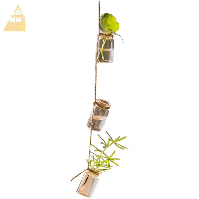 Dây Lọ Thủy Tinh Dùng Cắm Hoa, Cây Thủy Sinh Nhỏ, Làm Chuông Gió