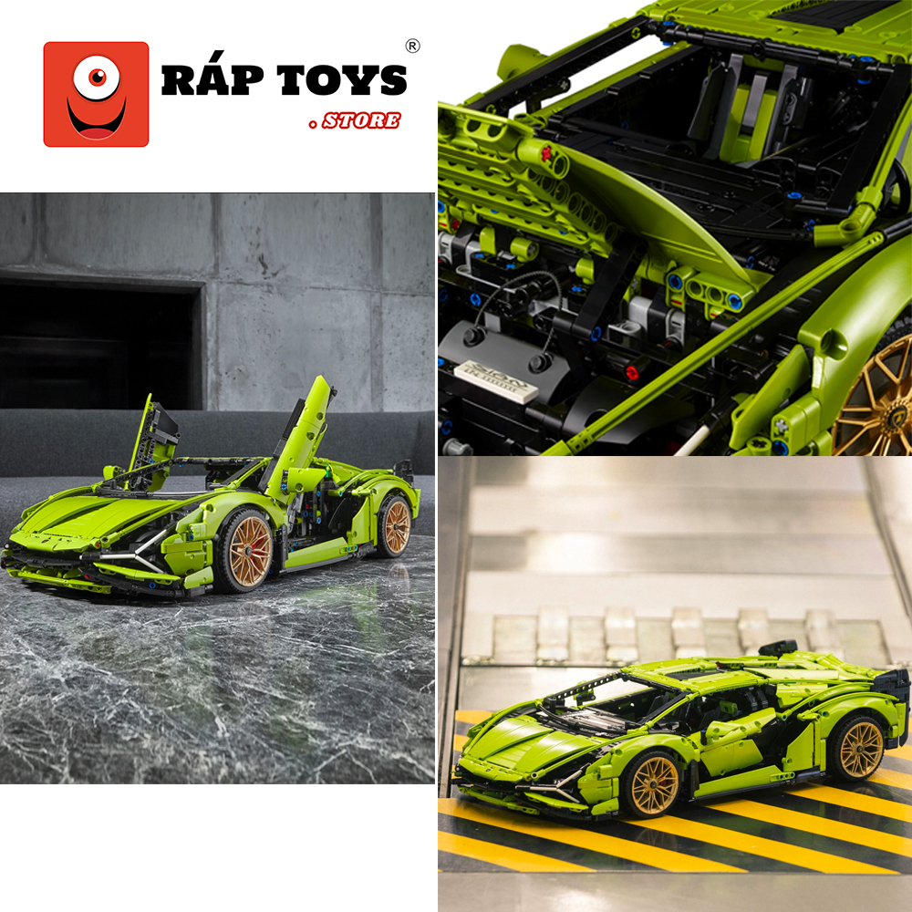 Mô hình NON siêu xe  , mô hình technic tỉ lệ 1:8 3696 PCS , BẢN ĐẸP SIÊU CHI TIẾT