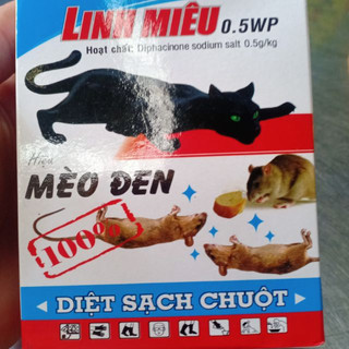 Linh miêu- diệt chuột- mèo đen 0.5wp