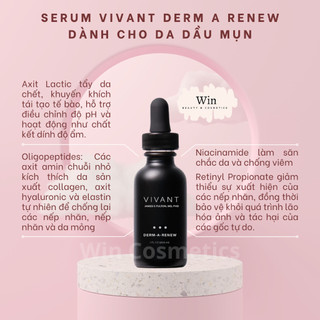 Serum Vivant Derm A Renew dành cho da dầu mụn