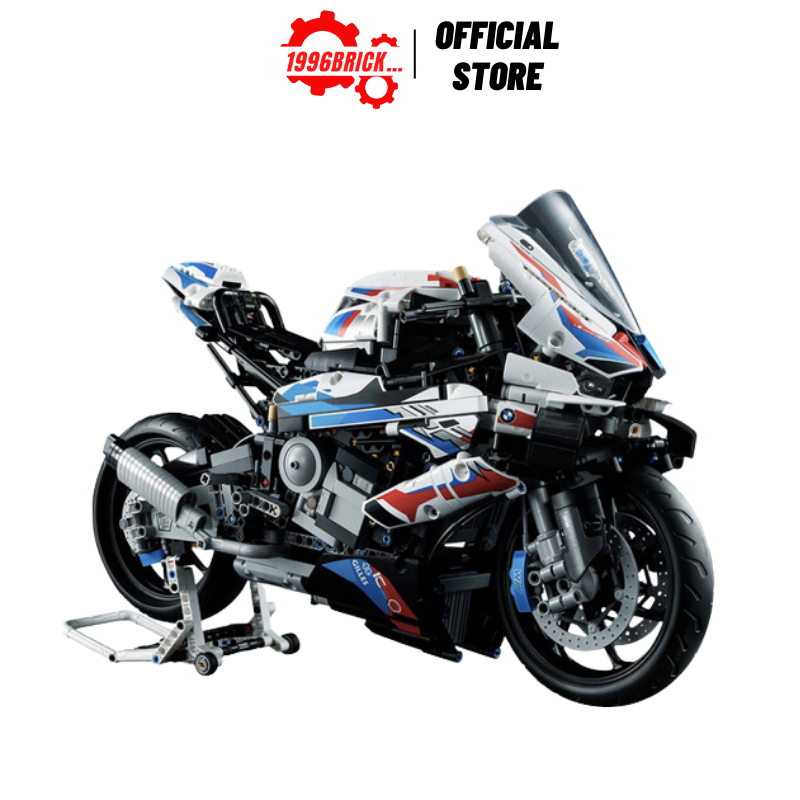 Mô hình lắp ráp xe technic BMW M1000RR tỉ lệ 1:5 nonlego 1:5 1996brick