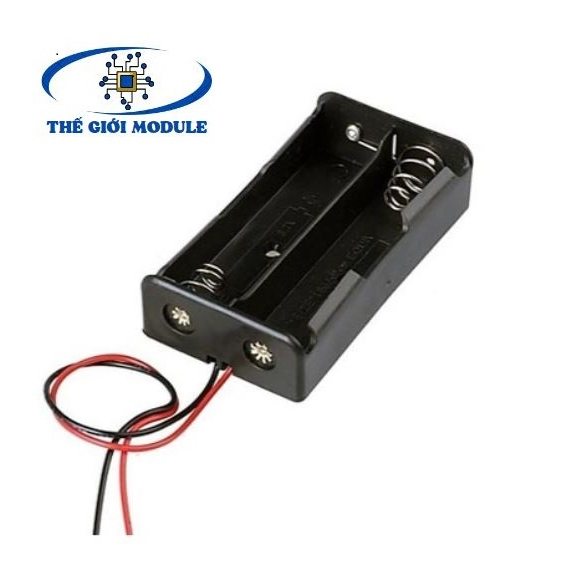 Hộp đế pin 18650 loại 2 cell