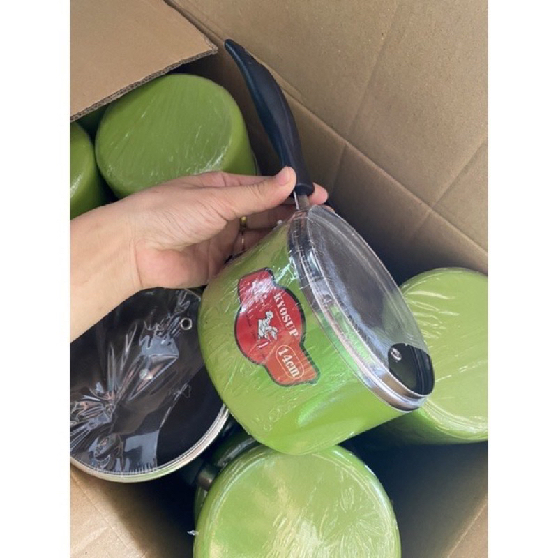 Nồi quấy bột chống dính - quánh nấu cháo cho bé 14cm