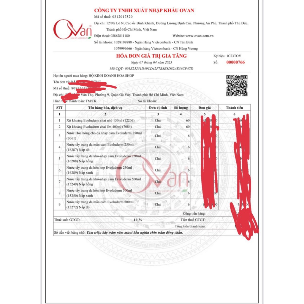 Xịt Khoáng Evoluderm 150ML