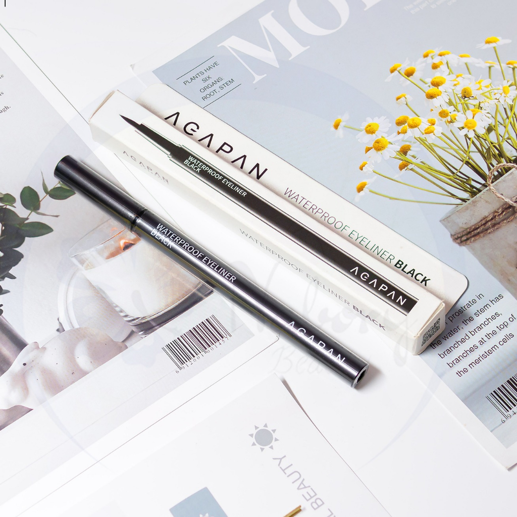 Kẻ mắt Agapan Waterproof Eyeliner Black - Chuẩn Auth