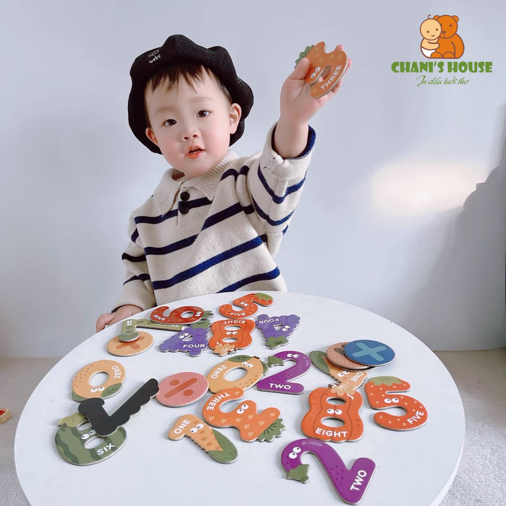 ĐỒ CHƠI GHÉP HÌNH NAM CHÂM MIDEER CHỦ ĐỀ BẢNG CHỮ CÁI, SỐ & PHÉP, GIAO THÔNG TÍNH GIÁO DỤC SỚM CHO BÉ
