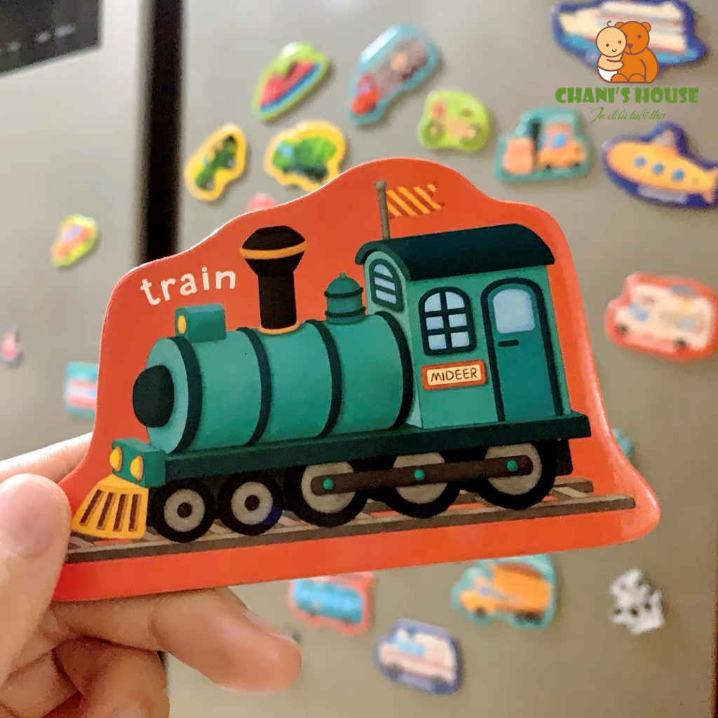 ĐỒ CHƠI GHÉP HÌNH NAM CHÂM MIDEER CHỦ ĐỀ BẢNG CHỮ CÁI, SỐ & PHÉP, GIAO THÔNG TÍNH GIÁO DỤC SỚM CHO BÉ