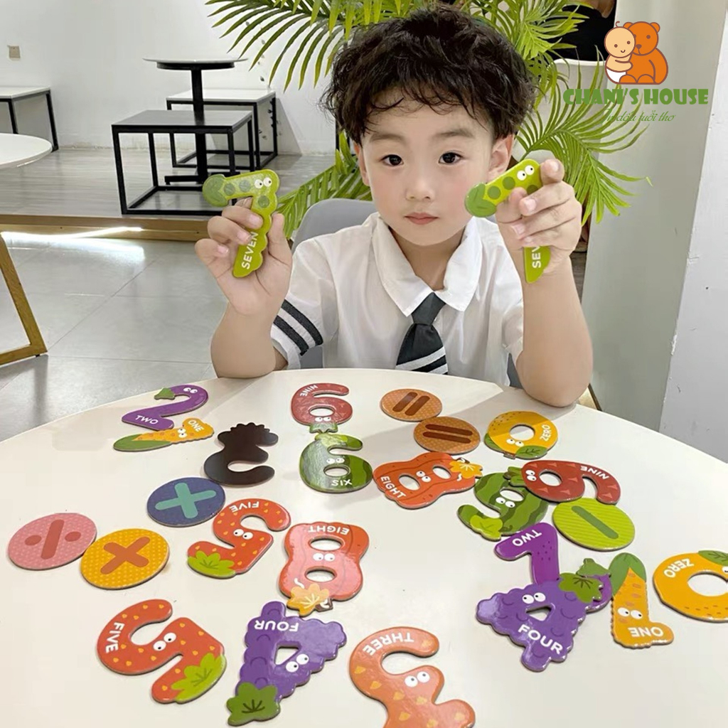 ĐỒ CHƠI GHÉP HÌNH NAM CHÂM MIDEER CHỦ ĐỀ BẢNG CHỮ CÁI, SỐ & PHÉP, GIAO THÔNG TÍNH GIÁO DỤC SỚM CHO BÉ
