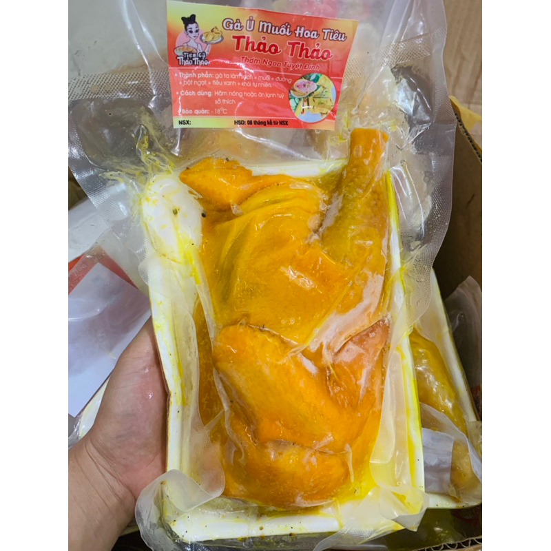 [Hỏa tốc SG] GÀ Ủ MUỐI KHAY NỬA CON ( 450- 550g) ( kèm sốt chấm )