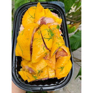 [Hỏa tốc SG] GÀ Ủ MUỐI KHAY NỬA CON ( 450- 550g) ( kèm sốt chấm )