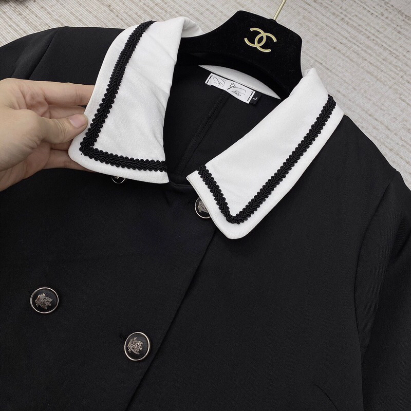 Áo sơmi phối cổ Bigsize nữ từ 60-90kg