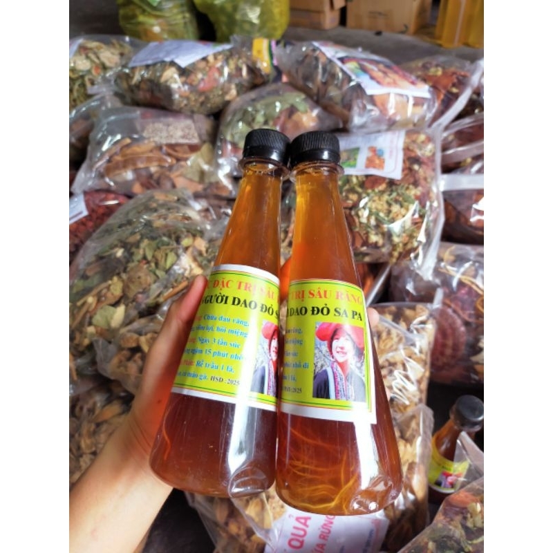 Chai sâu r.ăng của ngưòi Dao đỏ SaPa