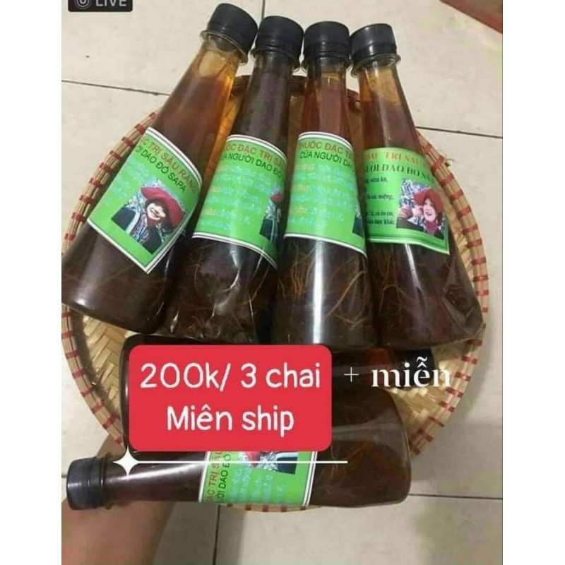 Chai sâu r.ăng của ngưòi Dao đỏ SaPa