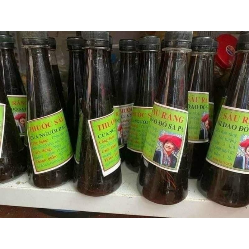 Chai sâu r.ăng của ngưòi Dao đỏ SaPa