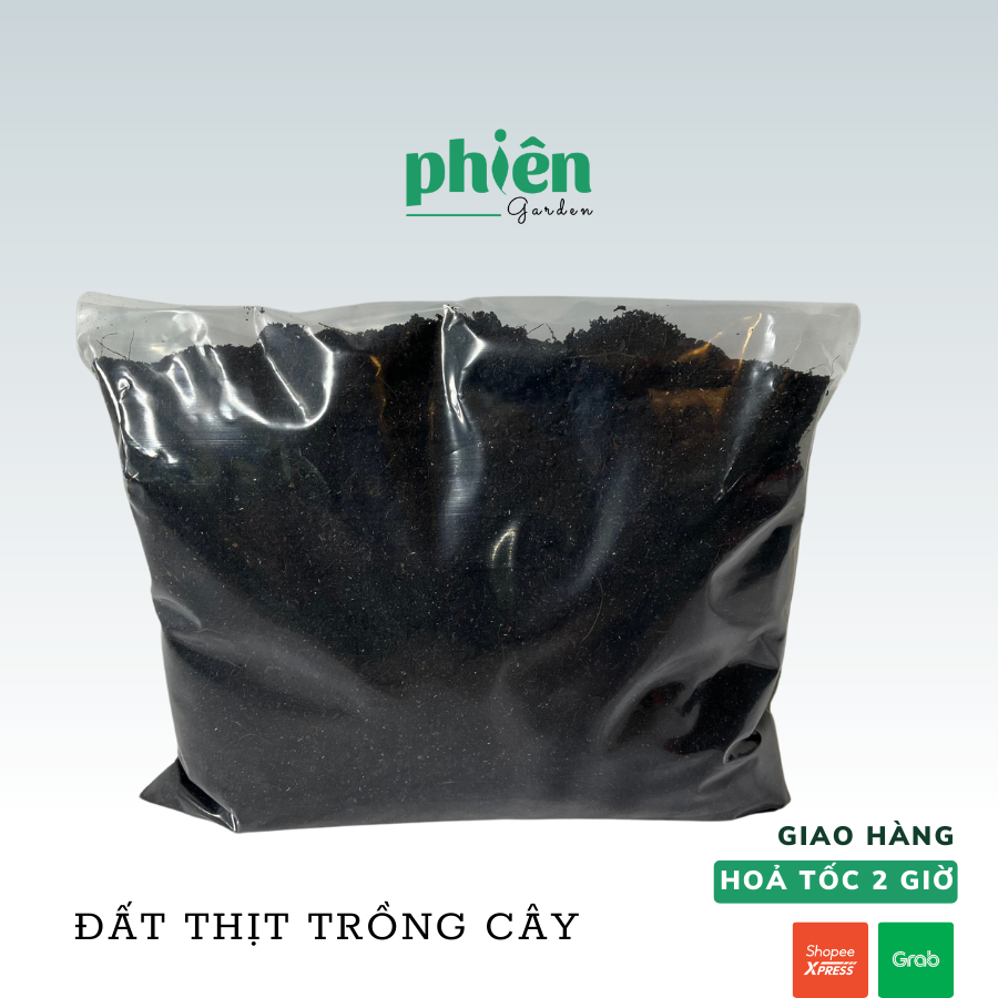 Đất thịt trồng cây túi 500g, đất Tribat