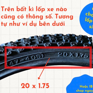 Bộ vỏ săm ruột lốp xe đạp trẻ em mini