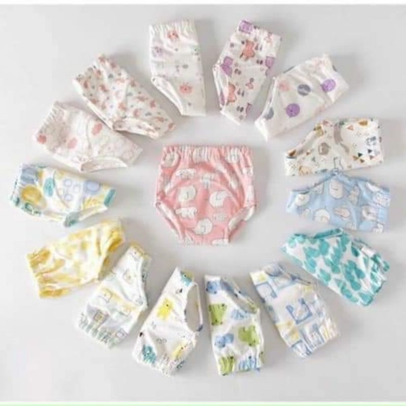 Combo 5 quần bỏ bỉm BabyKids cho bé trai bé gái size từ 3 đến 30kg