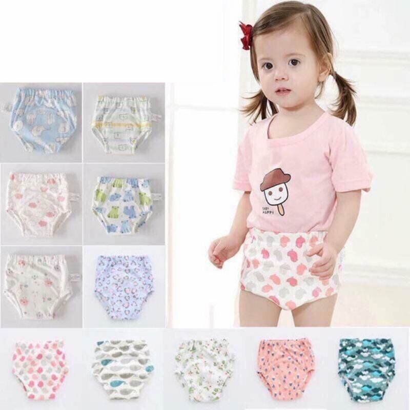 Quần bỏ bỉm Vải Cotton BabyKids cho bé trai bé gái size từ 3 đến 30kg
