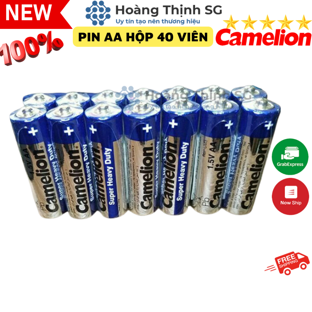 Hộp 40 Viên Pin AA  Camelion, pin tiểu AAA  Camelion Super Heavy Duty Chính hãng
