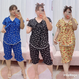 BỘ LỮNG MẶC NHÀ CHẤT LỤA BIGSIZE Nữ 68kg đến 95kg