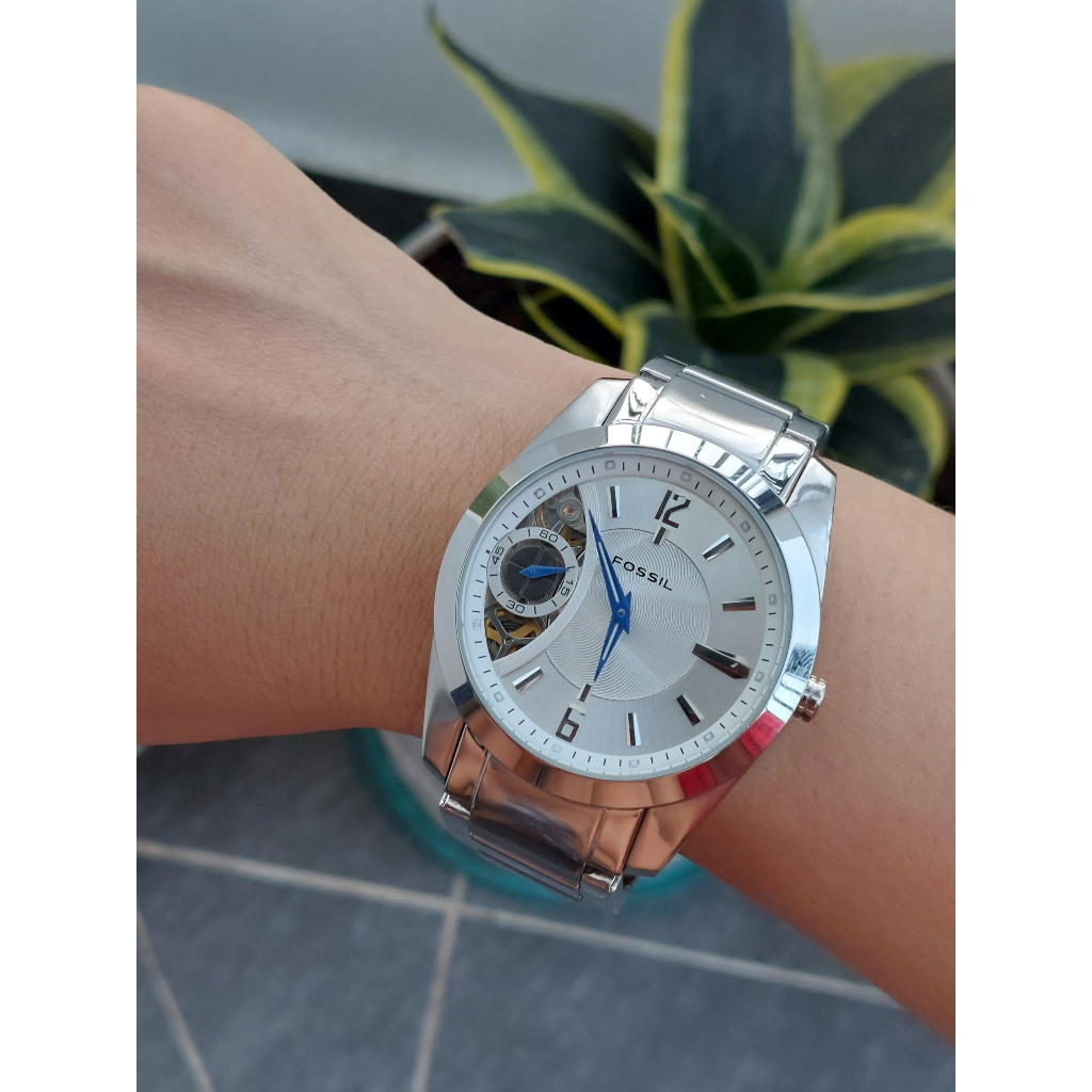 Đồng hồ nam Fossil Twist vừa tự động vừa chạy pin hàng Si