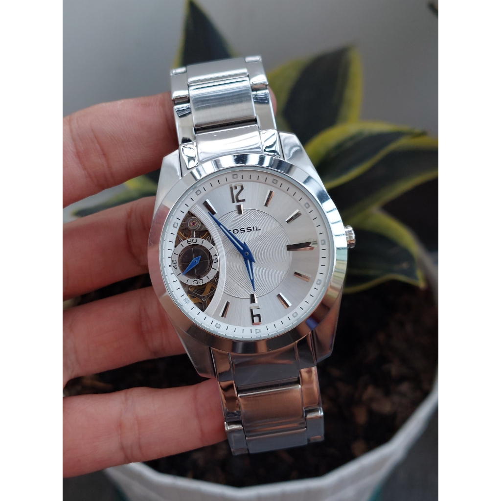 Đồng hồ nam Fossil Twist vừa tự động vừa chạy pin hàng Si