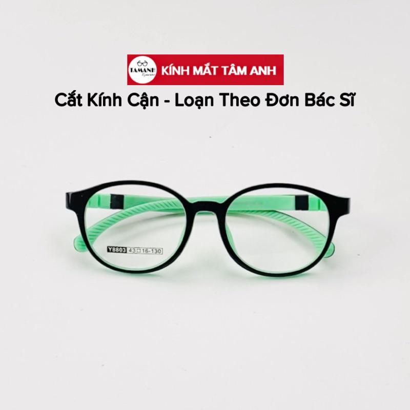 Gọng kính cận trẻ em nam nữ, nhiều màu phù hợp cho bé từ 4 đến 8 tuổi- tặng hộp , khăn lau