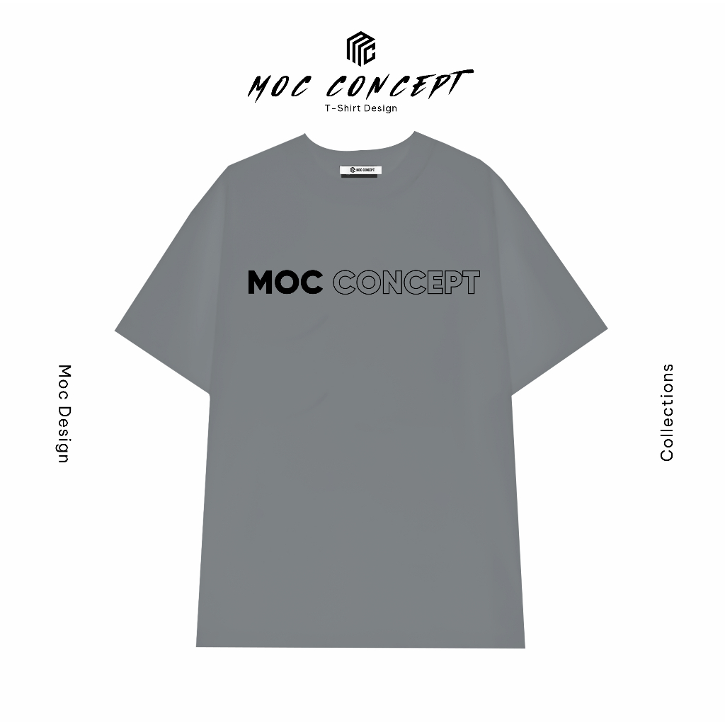 Áo thun Unisex Local Brand Moc Concept/ Áo Thun chữ basic MOC CONCEPT
