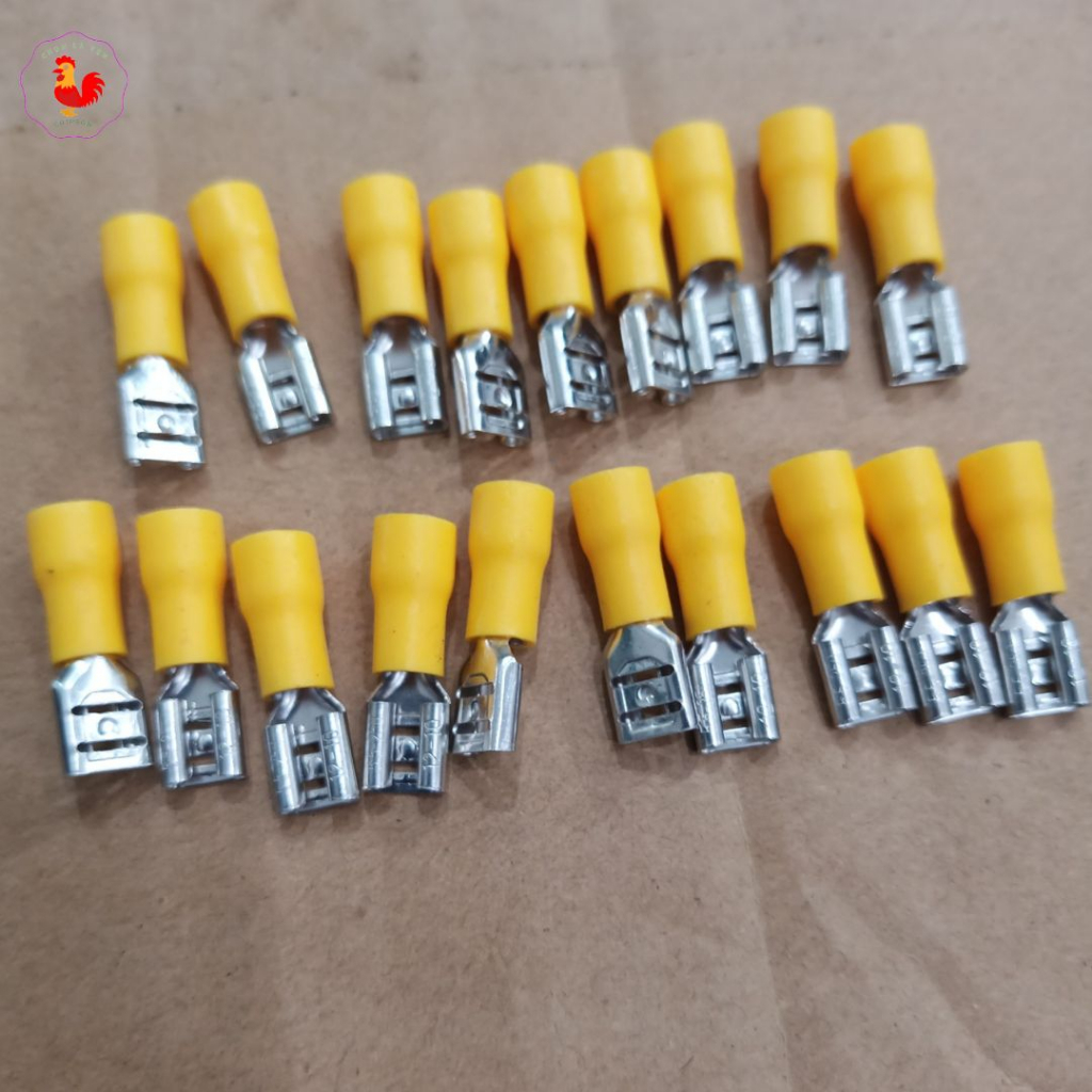 Đầu COS GÀI 6.3mm Kèm Vỏ Bọc Cách Điện