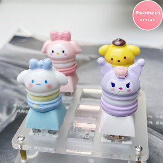 Nút Bàn Phím Cơ Hoạt Hình Sanrio Cinnamoroll Kuromi Melody Dễ Thương Keycap Lẻ