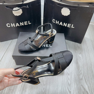 Sandal rọ CN cao gót bít mũi fullbox