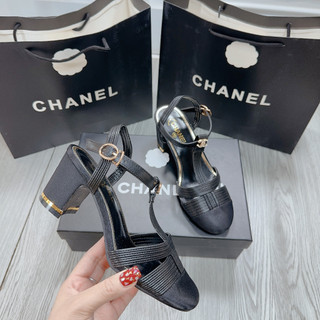 Sandal rọ CN cao gót bít mũi fullbox