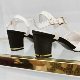 Sandal rọ CN cao gót bít mũi fullbox